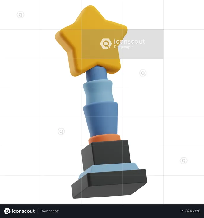 Troféu de negócios  3D Icon