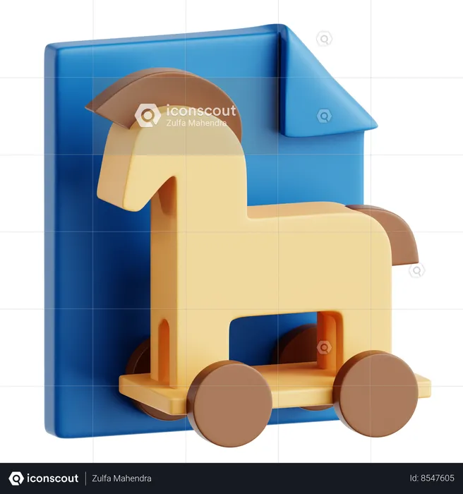 Trojan Horse  3D Icon
