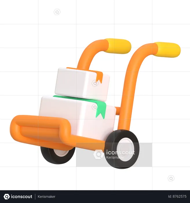 Trolley  3D Icon