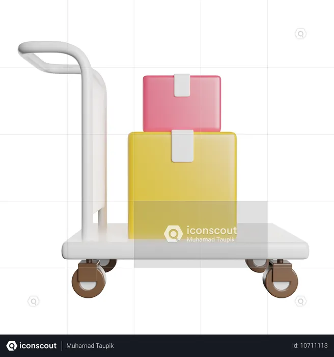 Trolley  3D Icon