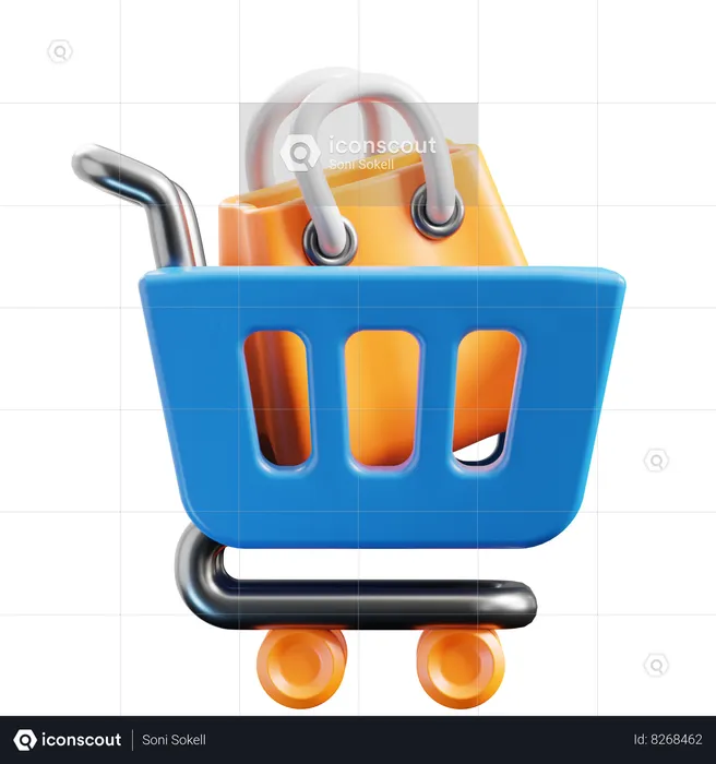 Trolley  3D Icon