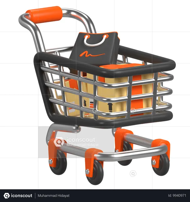 Trolley  3D Icon