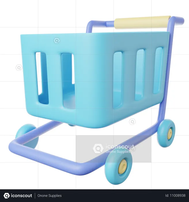 Trolley  3D Icon