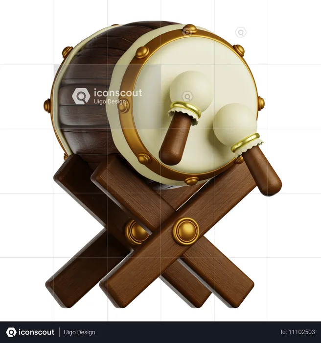 Trommel  3D Icon