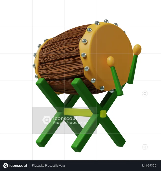 Trommel  3D Icon