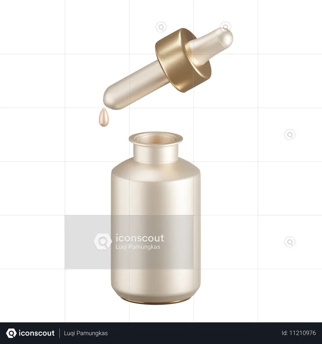 Tropfflasche Serum  3D Icon