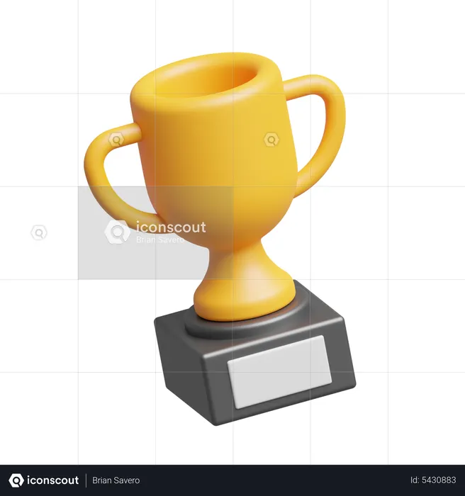 Trophäe  3D Icon