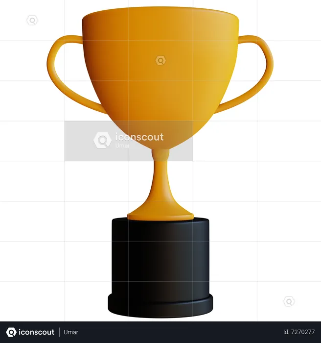 Trophäe  3D Icon