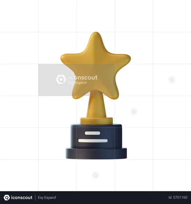 Trophée  3D Icon