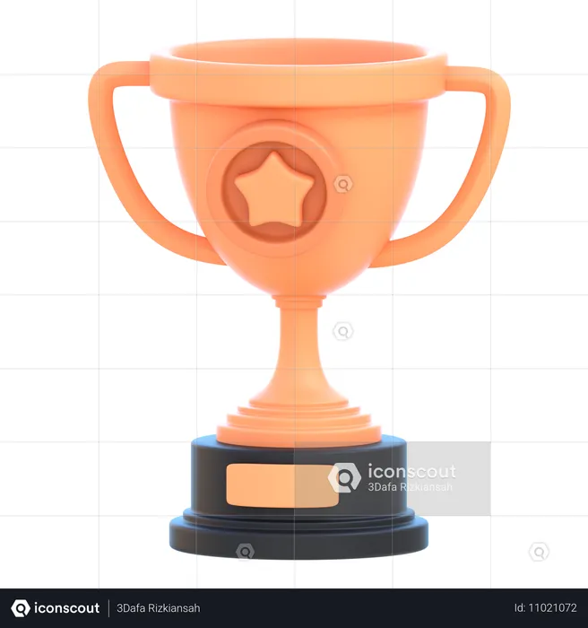 Trophée académique  3D Icon