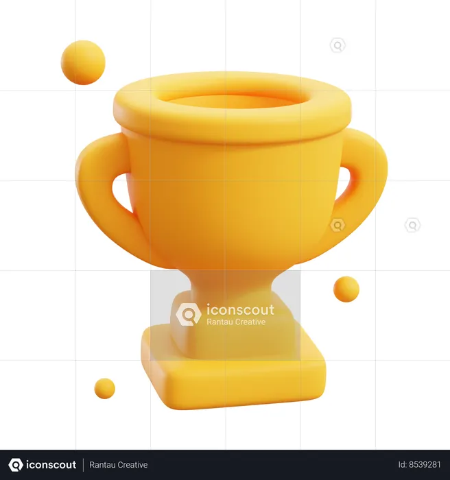 Coupe du trophée  3D Icon