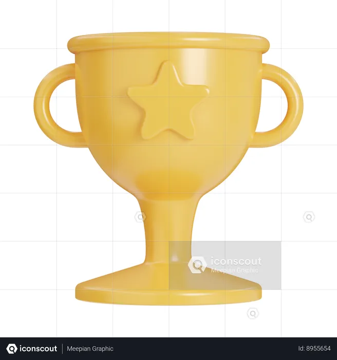 Coupe du trophée  3D Icon