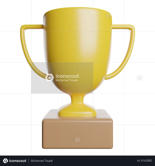 Coupe du trophée  3D Icon