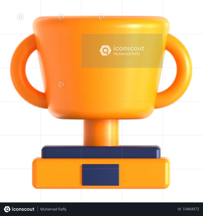 Coupe du trophée  3D Icon