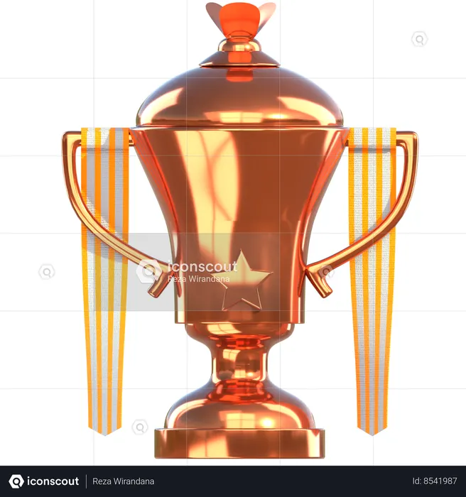 Trophée de bronze  3D Icon