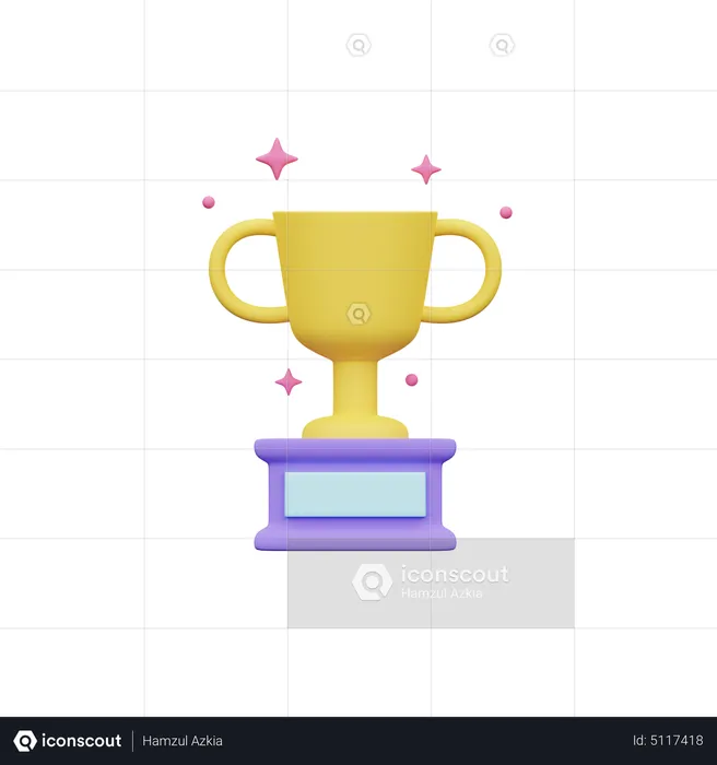 Trophée de l'éducation  3D Icon