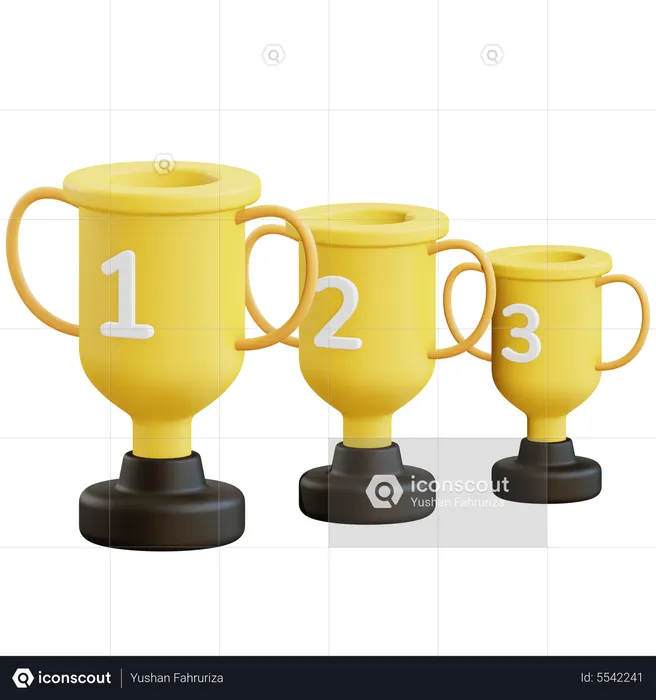 Trophies  3D Icon