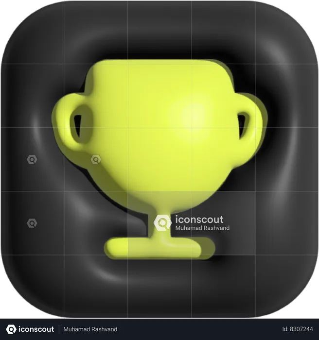 Trophy  3D Icon