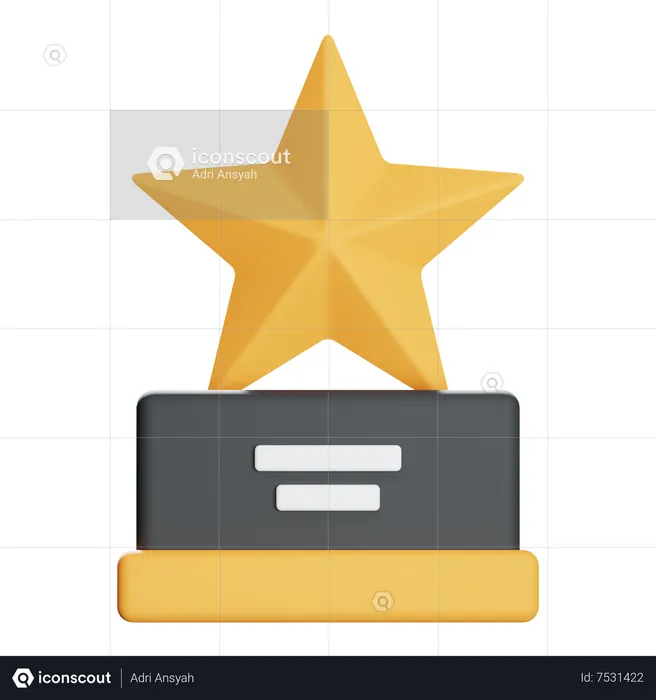 Trophy  3D Icon