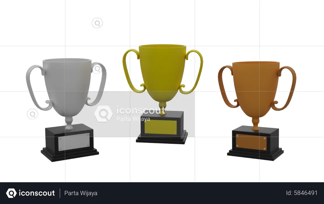 Trophy  3D Icon