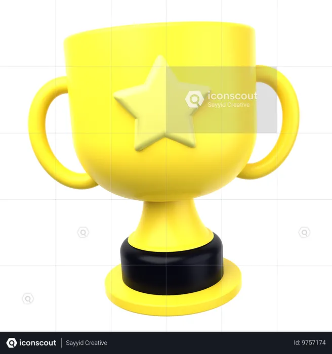 Trophy  3D Icon