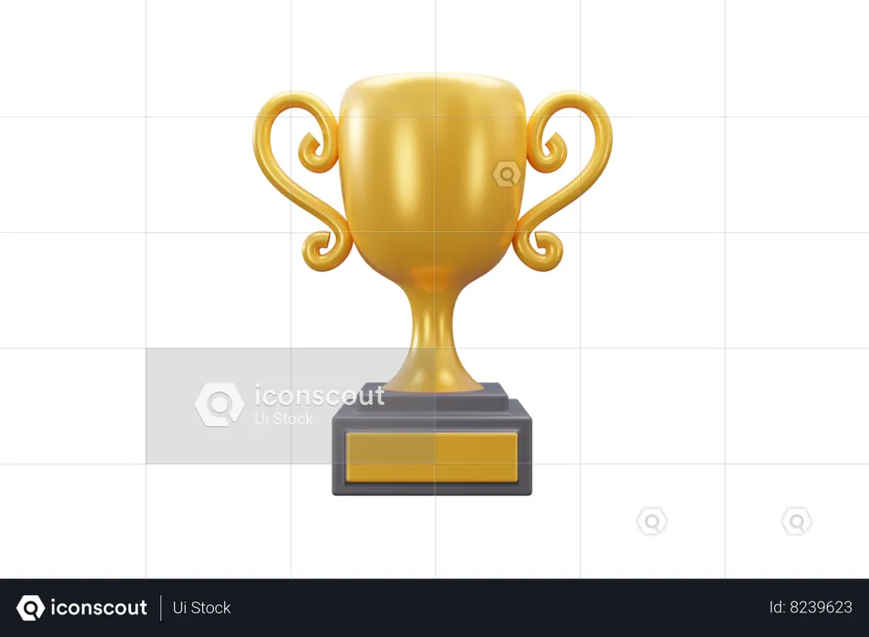 Trophy  3D Icon