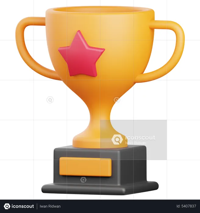 Trophy  3D Icon