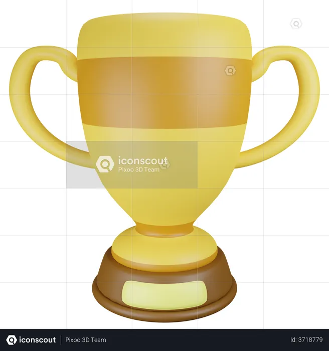 Trophy  3D Illustration