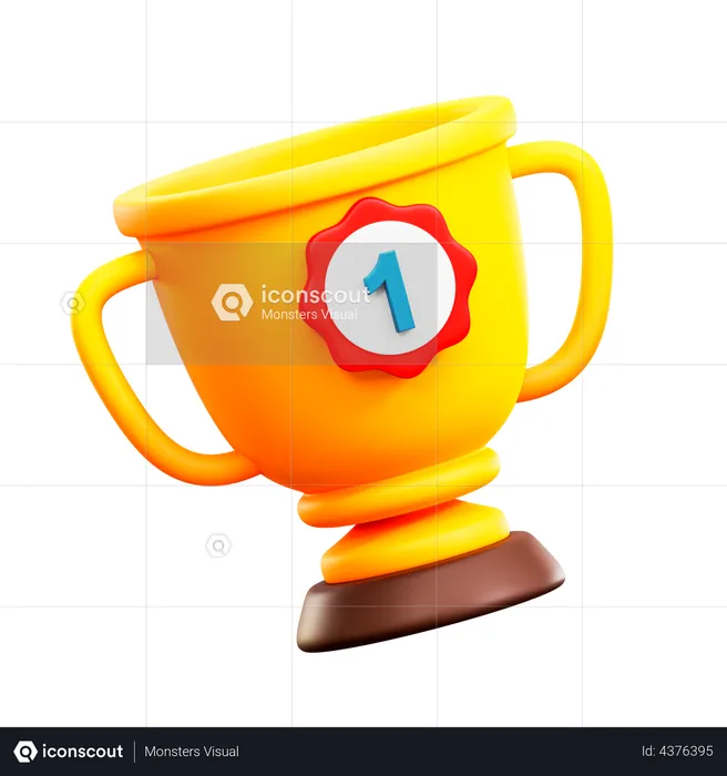 Trophy  3D Illustration