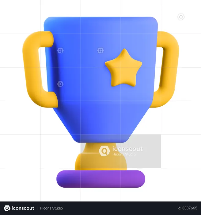 Trophy  3D Illustration