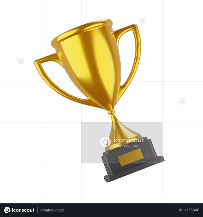 Trophy  3D Illustration