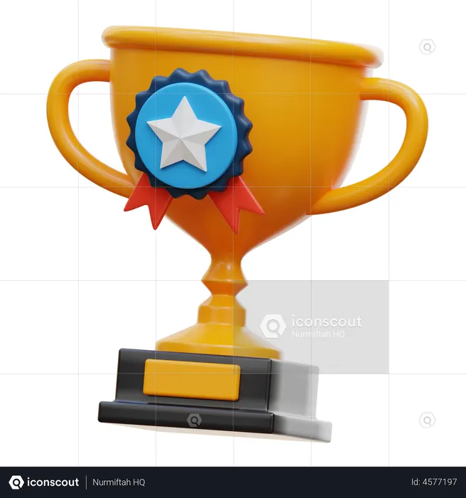 Trophy  3D Illustration