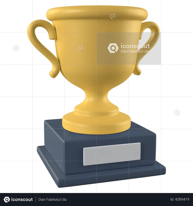 Trophy  3D Illustration