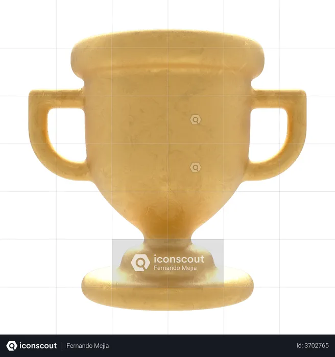 Basketball Trophy 3D Icon download in PNG, OBJ or Blend format