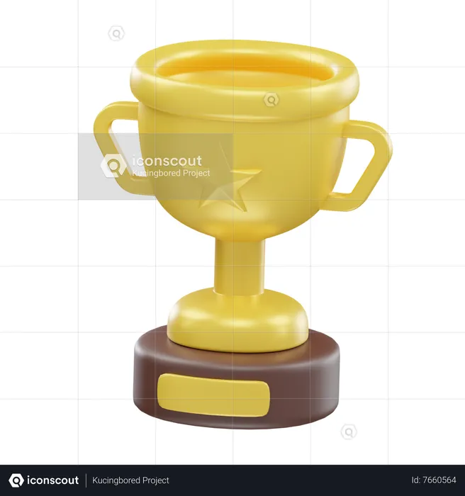 Trophy  3D Icon