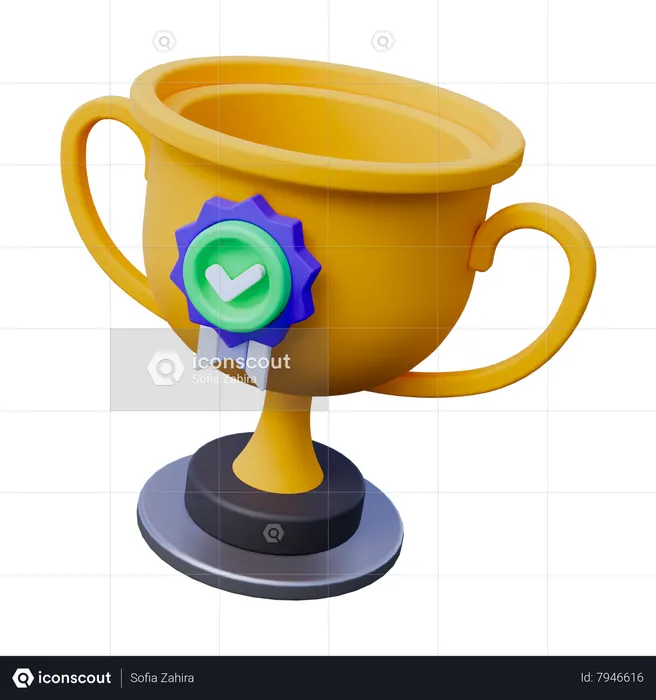 Trophy  3D Icon