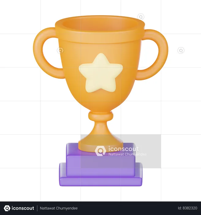 Trophy Cup  3D Icon