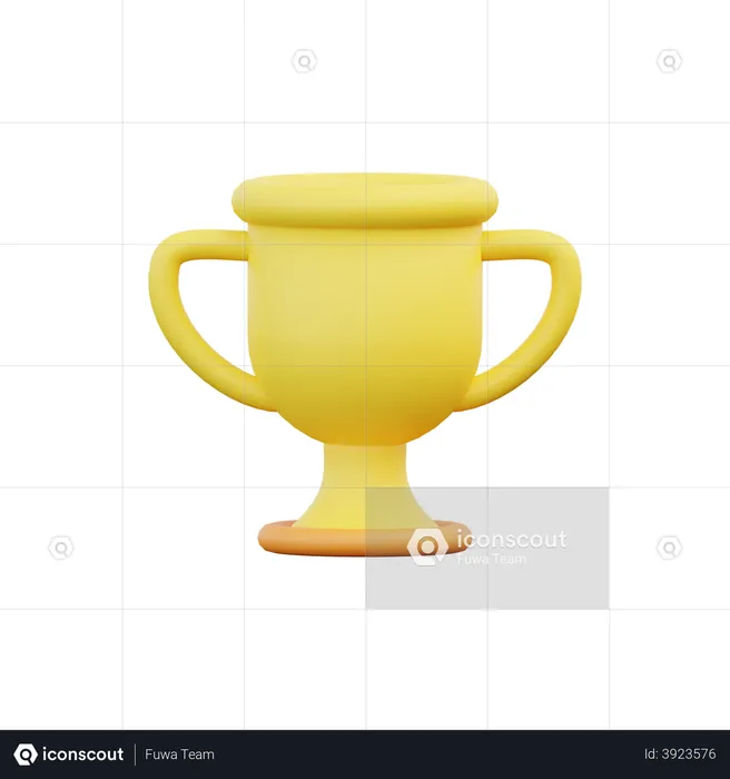 Trophy Cup  3D Illustration