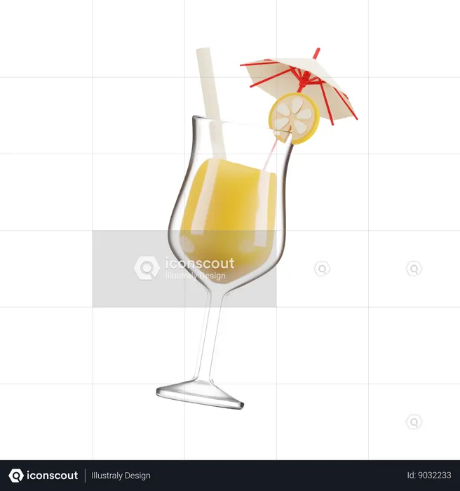 Tropical drink  3D Icon