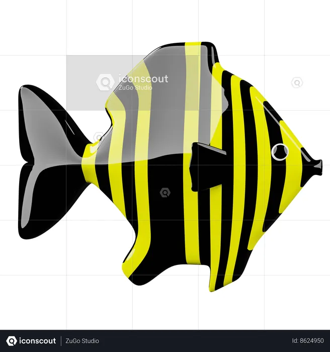 Tropical Fish  3D Icon