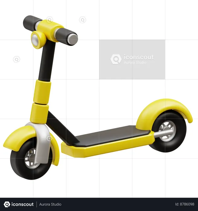 Trottinette  3D Icon