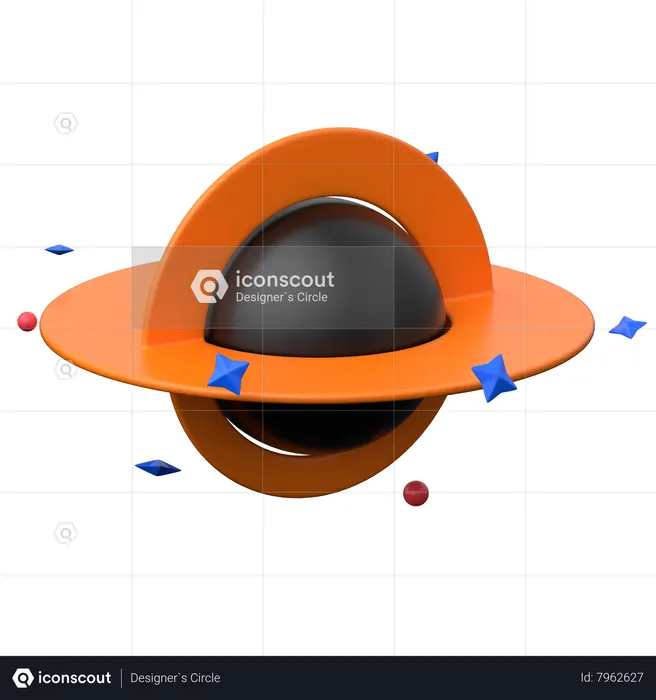 Trou noir  3D Icon