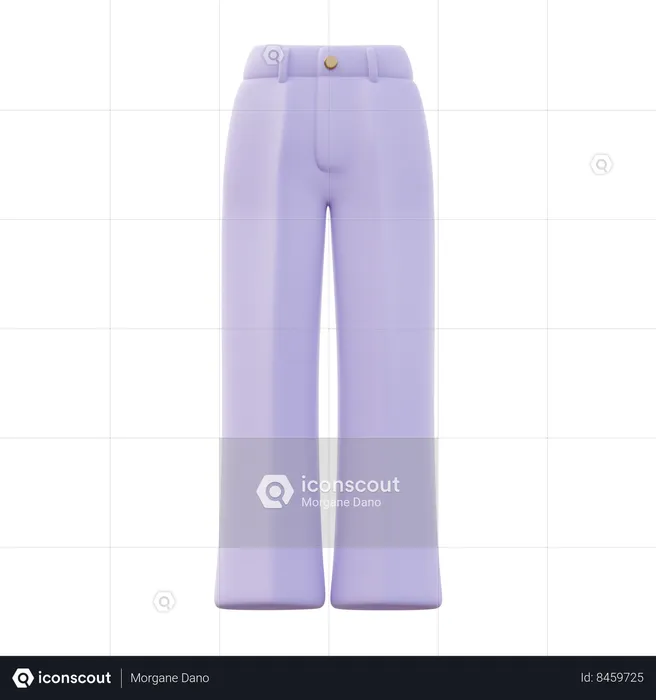 Trousers Women  3D Icon