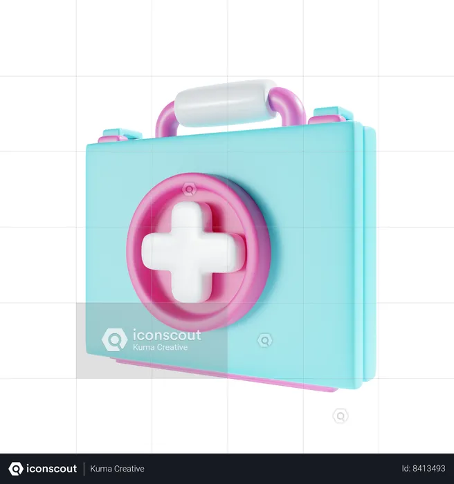 Trousse de premiers secours  3D Icon