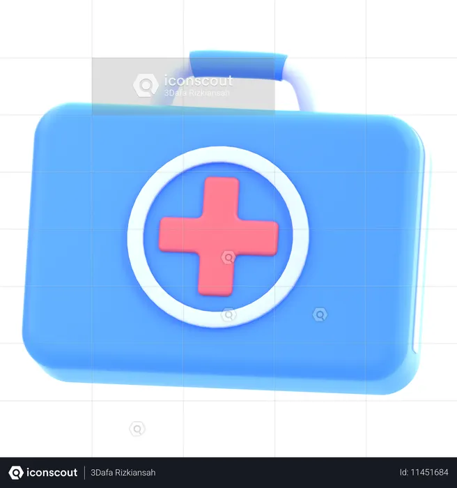 Trousse de premiers secours  3D Icon