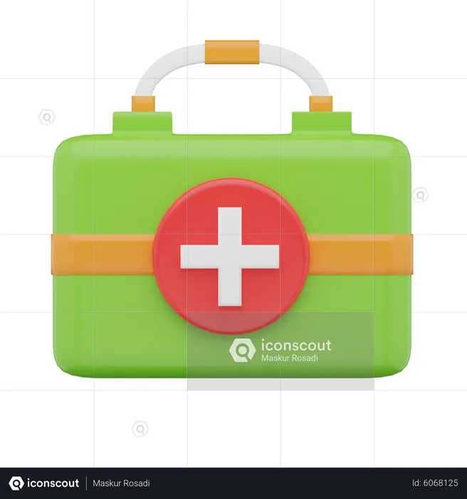 Trousse de premiers secours  3D Icon