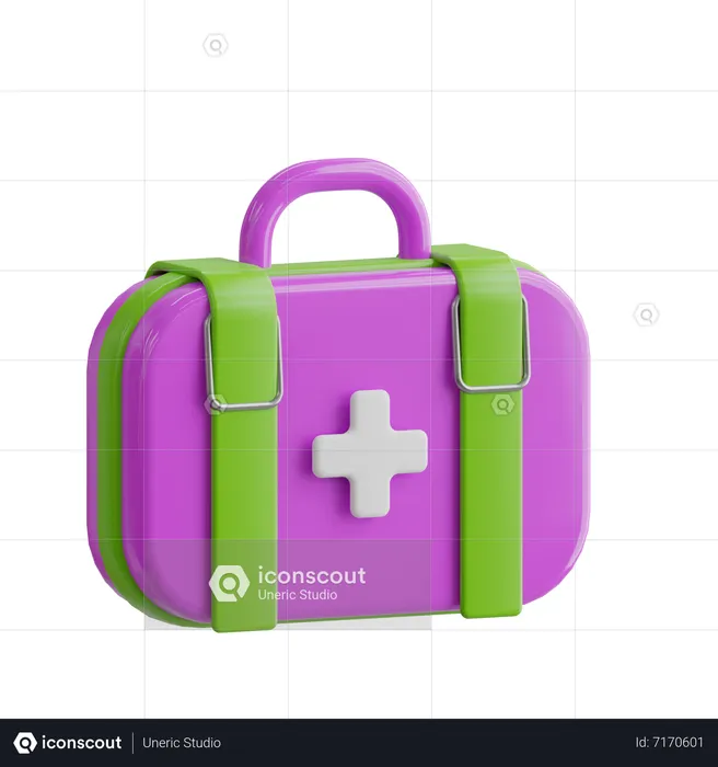 Trousse de premiers secours  3D Icon