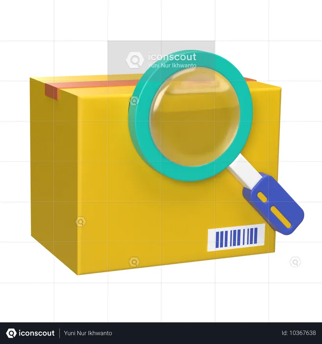 Trouver la boîte  3D Icon