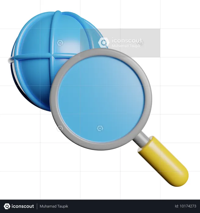 Trouver un réseau  3D Icon