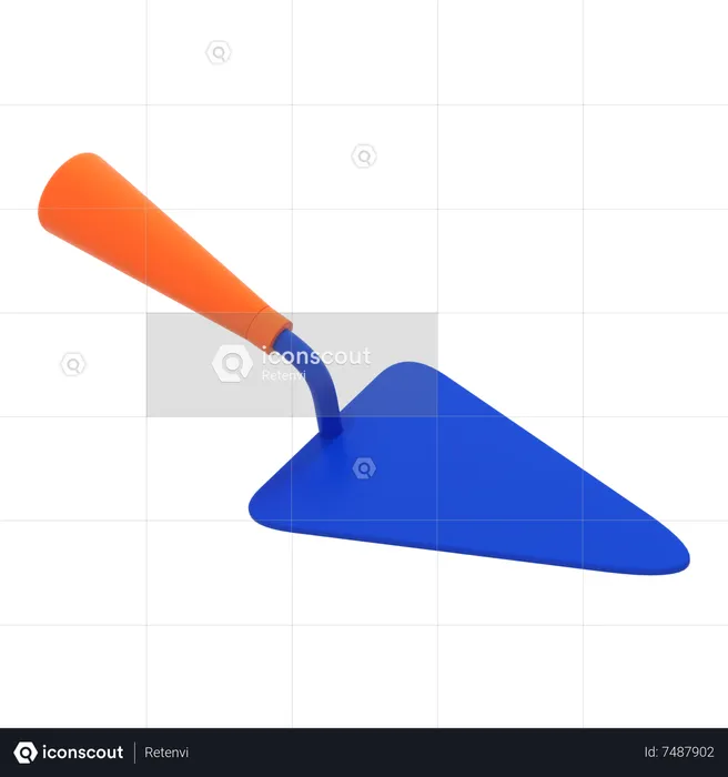 Trowel  3D Icon